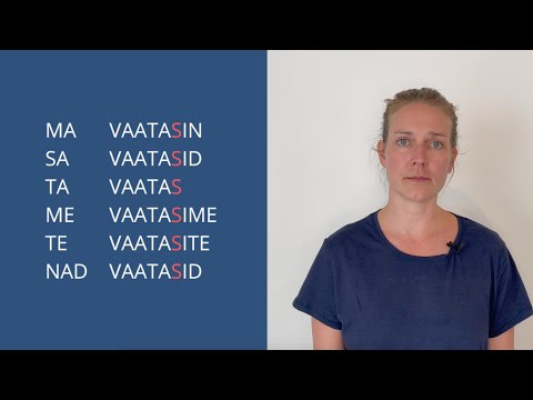 Learn Estonian Language: Past Simple (Part I)