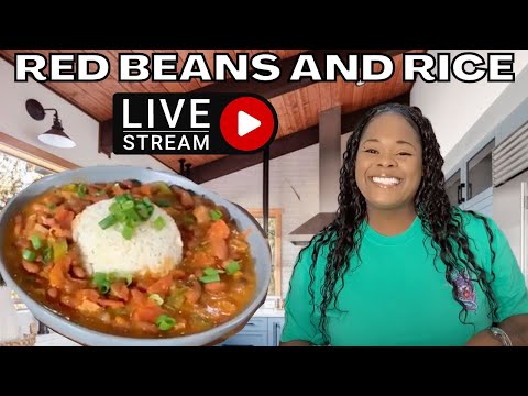 Gina Young Live Cooking Red Beans And Rice