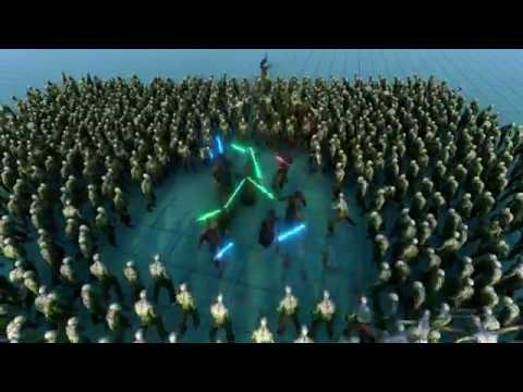 UEBS - Fight For Humanity ! 10 Jedi VS 1000 Zombies [ Ultimate Epic Battle Simulator ]