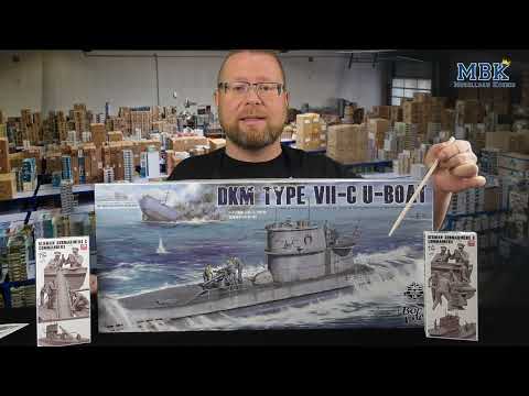 MBK unboxing SPECIAL - 1:35 DKM Typ VIIC U-Boat & German Submariners Crew Sets (Border Model)