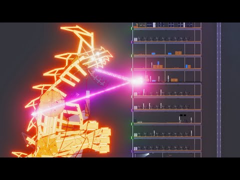 Giant Dragon Attack People in People Playground