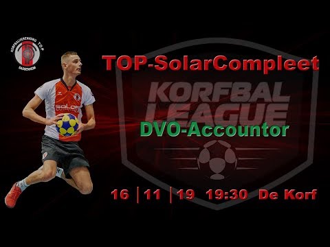 TOP/SolarCompleet 1 tegen DVO/Accountor 1, zaterdag 16 november 2019