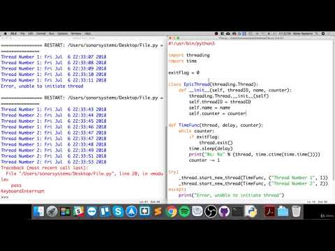 61 Easy Python Programming Create Thread