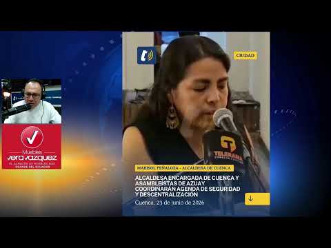 Municipalidad con nueva directora de Comunicación. Alcaldesa se reunirá con asambleístas azuayos