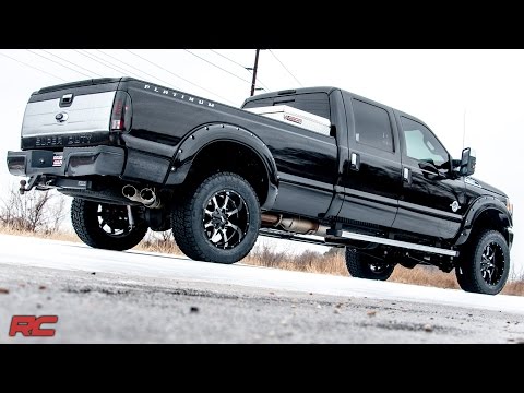 2011-2016 Ford Super Duty Rough Country Fender Flares & Rivets Installation