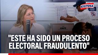 🔴🔵 Roxana Rocha, candidata a diputada por Renovación Popular, cuestionó el proceso electoral