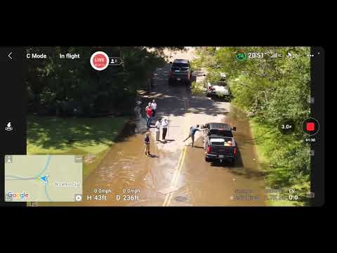 8-28-22 Major Flooding #jacksonms LIVE Drone Footage