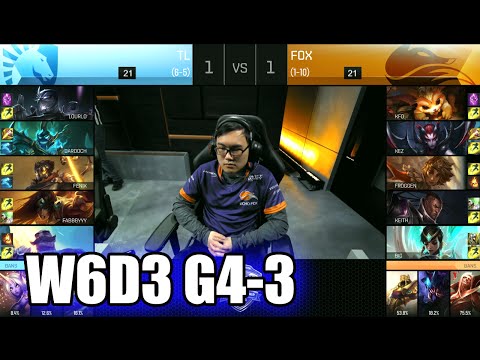 Team Liquid vs Echo Fox | Game 3 S6 NA LCS Summer 2016 Week 6 Day 3 | TL vs FOX G3 W6D3 1080p