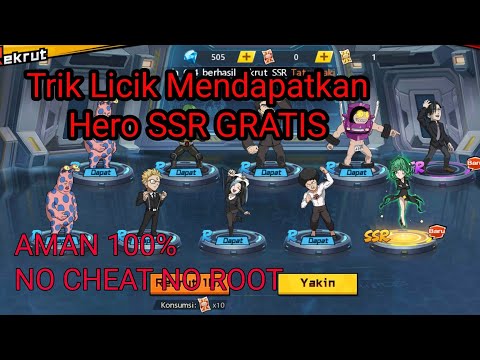 Trik Mendapatkan Hero SSR Gratis Tatsumaki/Atomic Samurai/Child Emperor - One Punch Man Strongest