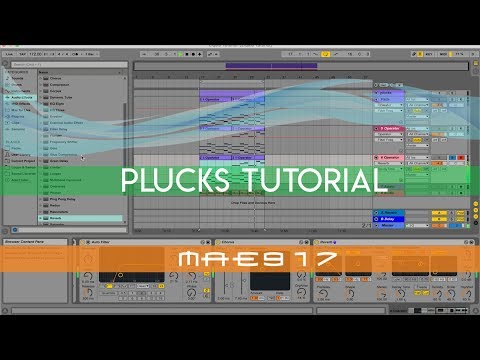 How to make PLUCKS with Ableton Operator [Beginner]