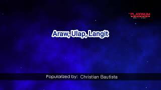17301   Araw, Ulap, Langit   Christian Bautista