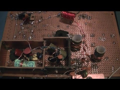 Sender bauen - fast fertiger Sender mit Mosfet in Betrieb - eflose #164