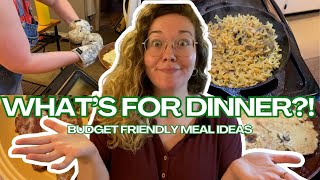 Vlog #386| What's For Dinner?! BUDGET FRIENDLY meal ideas! Dinner on a budget!