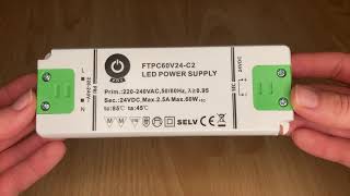 FTPC60V24-C2 POS Napěťový zdroj 60W 24V 2.5A IN-EU