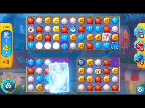 Fishdom 2742 Hard Level - NO BooSTERS