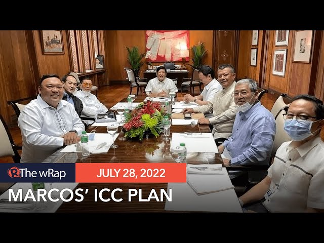 What is Marcos’ ICC plan? Meetings start with Roque on board