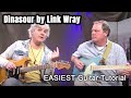 How to play Dinasour by Link Wray EASIEST Guitar Lesson -with one string.