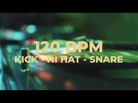 120 BPM METRONOME | KICK - HI HAT - SNARE