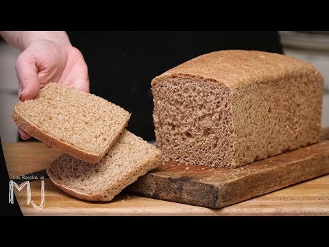 PAN DE MOLDE 100% INTEGRAL | Muy fácil, sin amasado