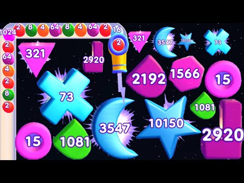 2048 Destruction Balls: Level Up Infinity 2048 Reach Merge Ball Game (Max Level) Bounce Merge 2048