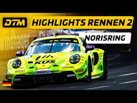 Rennabbruch! 😱 Preining triumphiert im Chaos! | Highlights Rennen 2 Norisring | DTM 2025