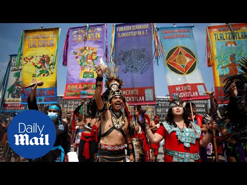 Mexico City holds ceremony to mark the fall of the Aztec capital