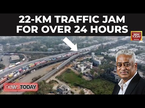 Mumbai-Pune Expressway Traffic Paralyzed After Gas Tanker Overturns In Khandala Ghat | India Today