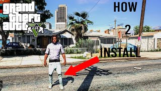 how to install clothing  MODS GTA V  SINGLEPLAYER  (2024) EASY