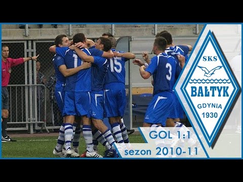 Bałtyk Gdynia - GKS Tychy 3:1 /26.09.2010/ gol 1:1 M. Michałek
