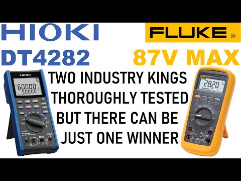 Fluke 87V MAX versus Hioki DT4282