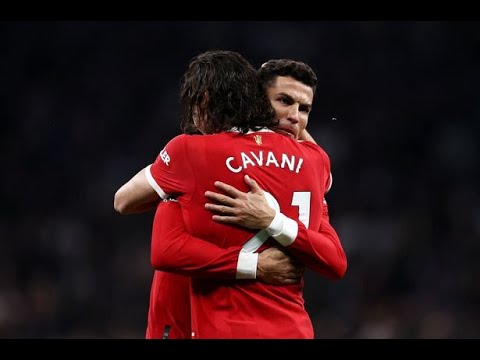 EDINSON CAVANI GOAL  (RONALDO ASSIST) VS TOTTENHAM