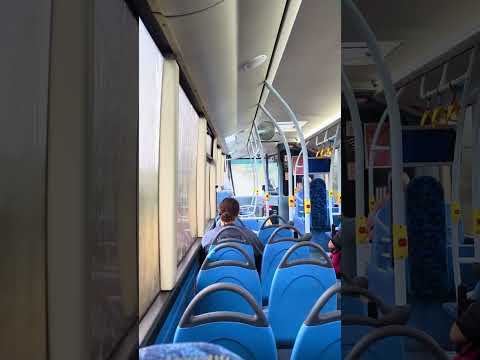 Onboard Go North East 5377 Optare Versa On The 74 Going Quite/Very Fast On A Wet Road!