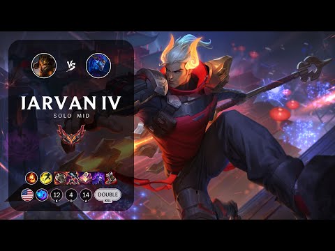 Jarvan IV Mid vs Aurelion Sol - NA Grandmaster Patch 13.3
