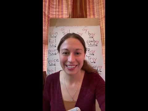 week 27 “Oi” and “oy” phonics