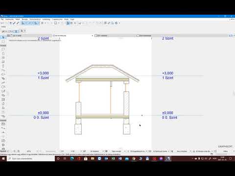 Metszet létrehozása - ArchiCAD