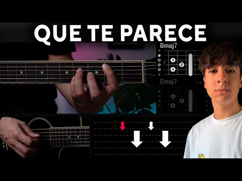 Qué Te Parece - Matías Juárez GUITARRA Tutorial | Acordes