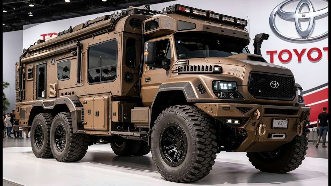 2027 Toyota IronPeak 6x6 Motorhome – The Ultimate Off Grid Luxury Camper (Solar + Electric Beast)USA