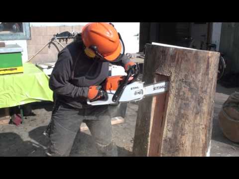 Zeidlerei Klotzbeuten in der Bienenbotschaft Beekeeping Tree Log Hive
