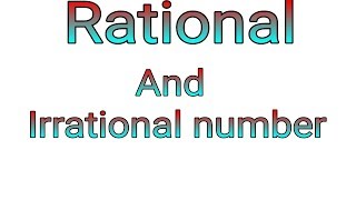 rational number and irrational number in hindi