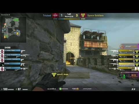 CS:GO - Tricked vs Space Soldiers (de_cbble) - EU Razer Rising Stars League