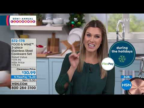 HSN | Kitchen Clearance up to 40% Off 12.20.2018 - 11 AM