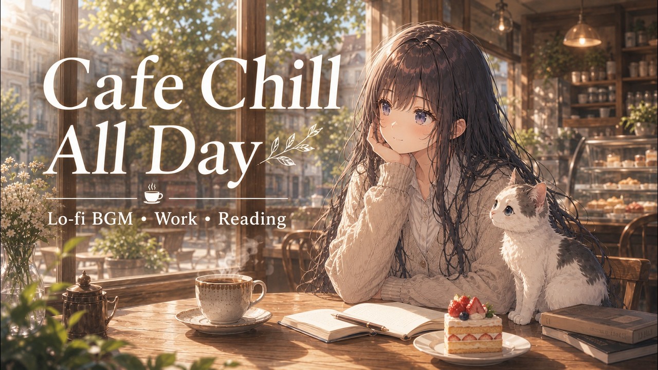 カフェで１日まったり ☕ 作業・読書用 Cafe Lo-fi BGM