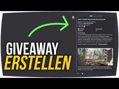 So erstellst du Giveaways auf dem Discord Server ► Deutsche Discord Unreal Engine Community