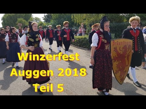 Winzerfest Auggen 2018 🍇 Festumzug Teil 5
