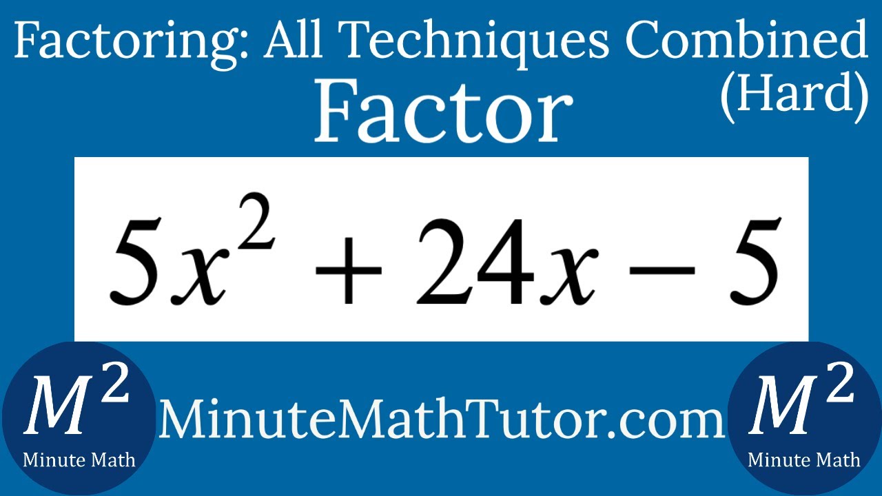Factor 5x^2+24x-5
