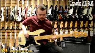 Video thumbnail for Squier - Matt Freeman (Rancid) Precision Bass Demo at GAK! by GAK
