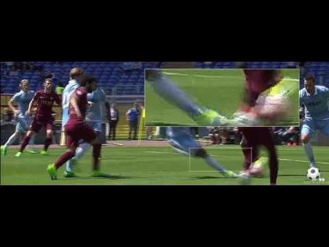 Il rigore per la Roma in Roma-Lazio (2° video)