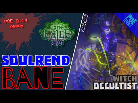 【Path of Exile - PoE】 Soulrend and Bane Build - Occultist Witch