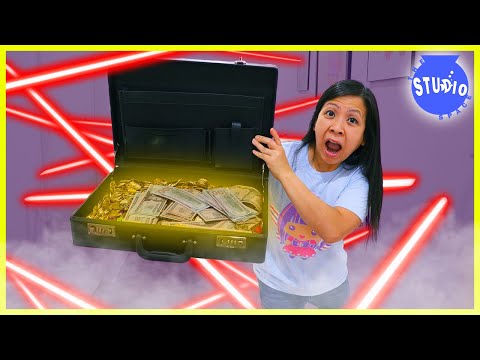 Ryan’s Mommy becomes SUPER SECRET SPY LIKE RYAN to find Missing Briefcase!