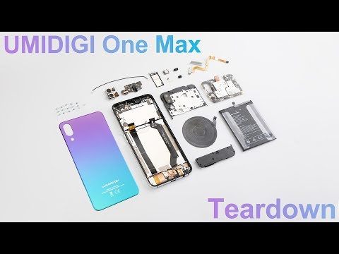 UMIDIGI One Max Teardown: Big Capacity under Waterdrop Full Screen!